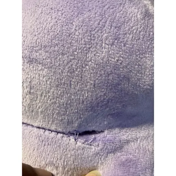 PEEPS Punk Rock EASTER BUNNY Rabbit 15" PURPLE Emo Rabbit Plush Embroidered - Picture 8 of 8